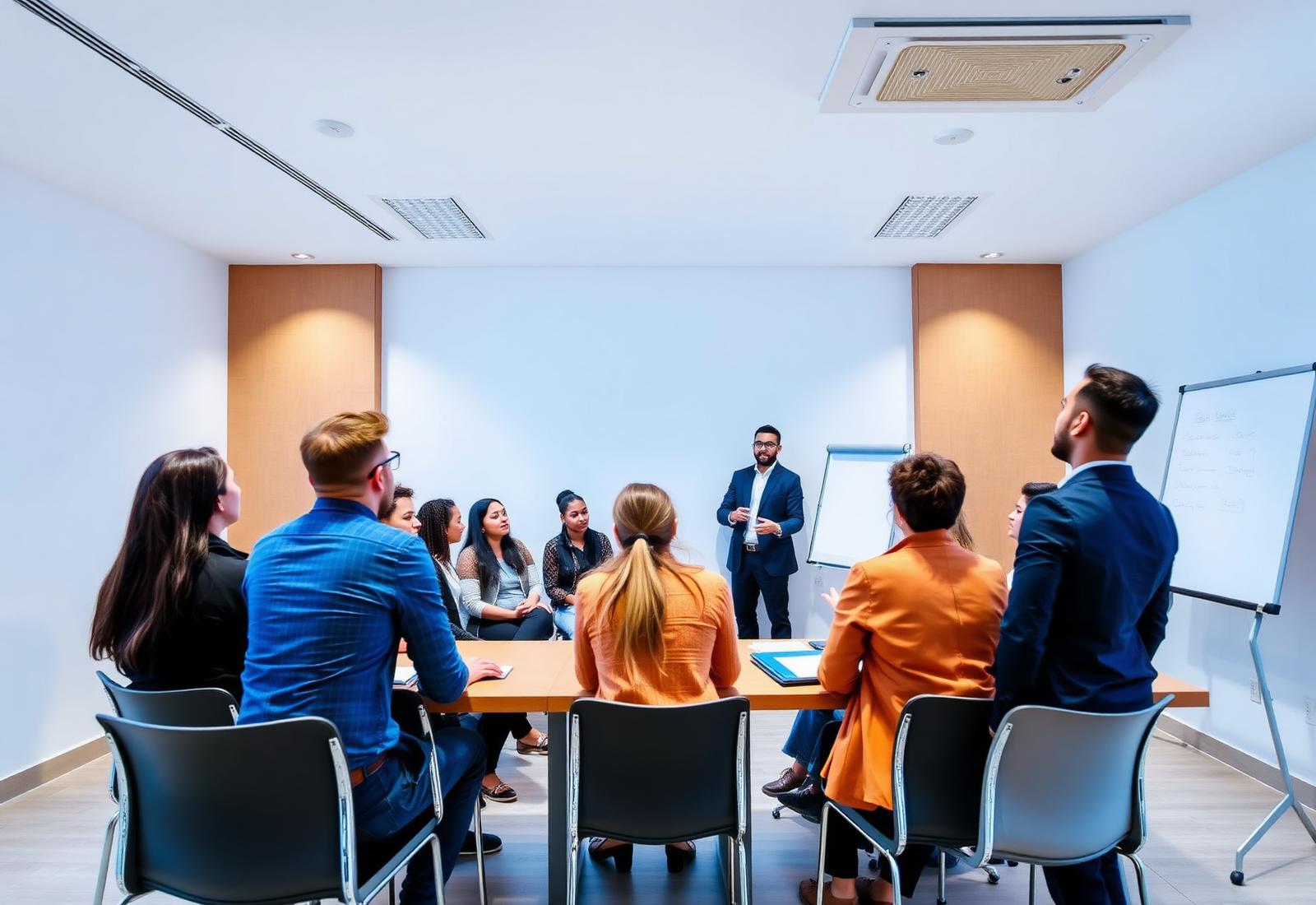 Formateur animant une session de formation Zensho